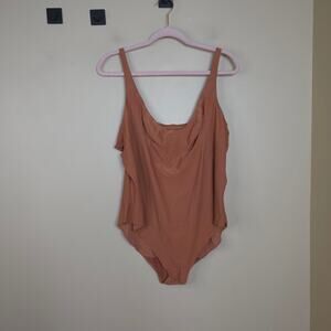 Skims Barely There Brief Bodysuit in Copper Size 4X